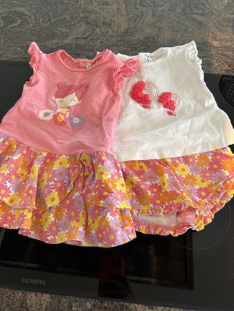 Mayoral summer dress & short + top set girls Size 3Y
