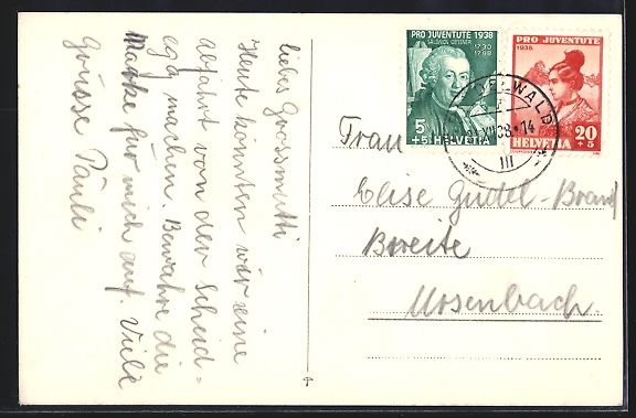 Cartes postales: Grindelwald, Ferienheim Herzogenbuchsee – D'occasion à Berlin par bartko-reher 1