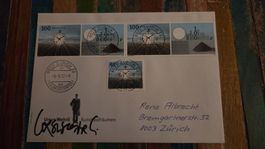 2012 FDC Vollstempel Urs Wehrli mit Unterschrift