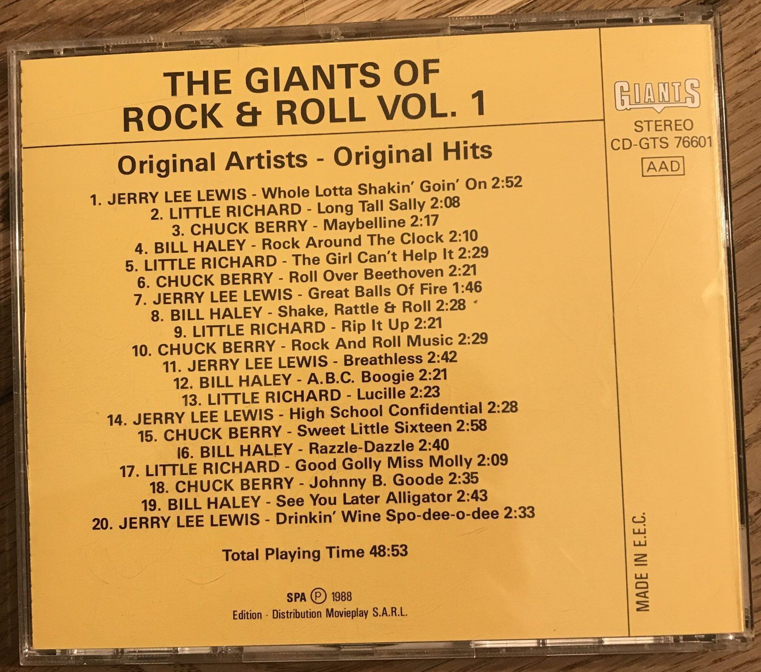 CDs: CD- The Giants Of Rock & Roll – Gebraucht aus Guntershausen von Gloominati 1