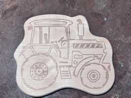 Holz Traktor Schneidebrett