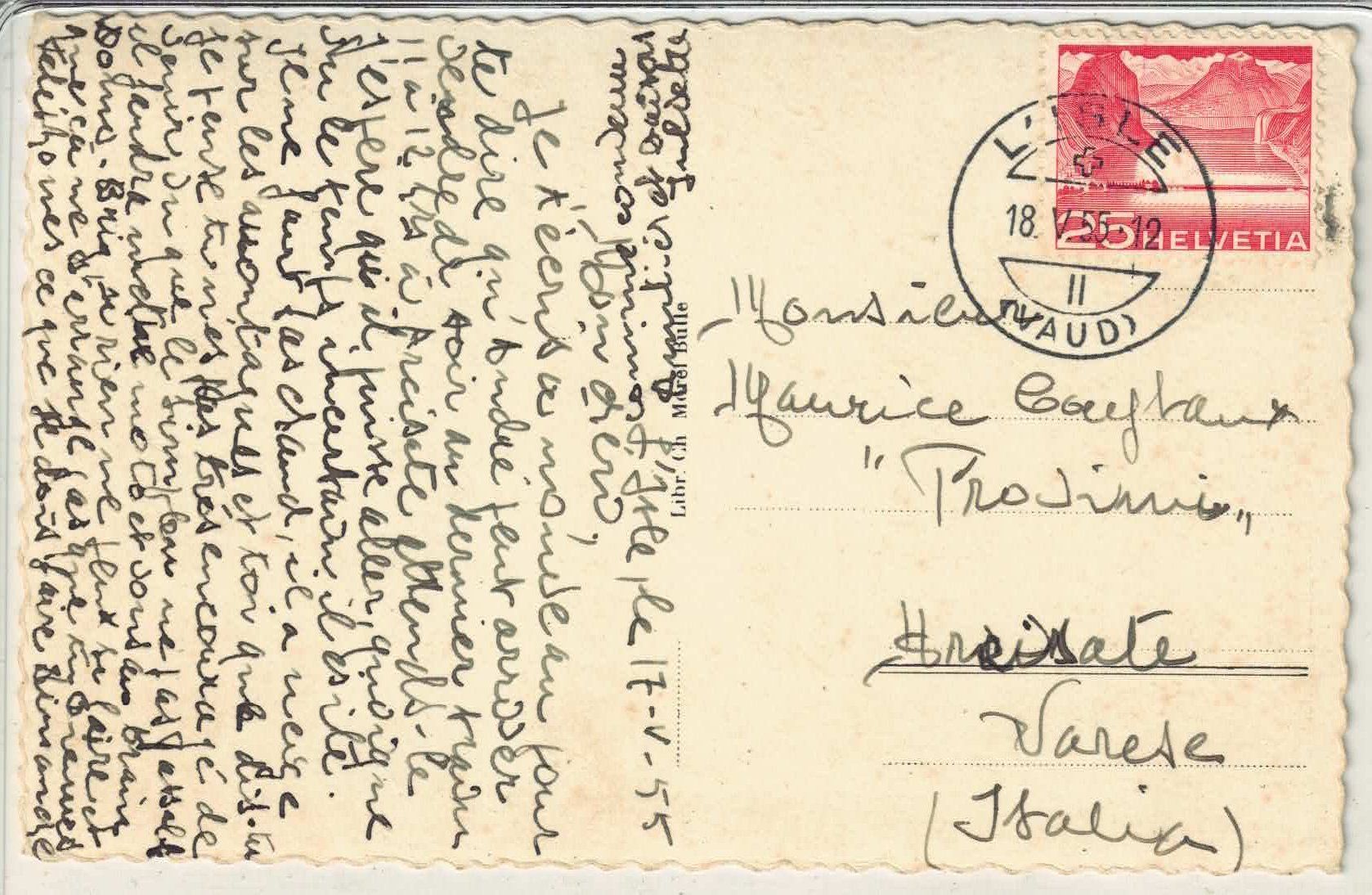 Cartoline postali: Rossinieres et la Frasse – Usato da Ettingen venduto da Kartenplanet 1