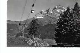 Champéry:  Téléférique Champery - Planachaux, Luftseilbahn