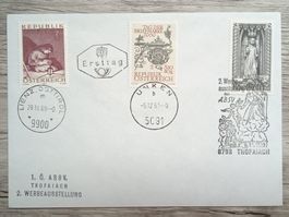 TR51 Enveloppe + Timbre Autriche 1969