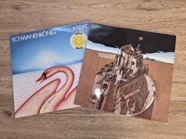 2 x Schallplatte / LP Karat 'Schwanenkönig / Wunder der Welt
