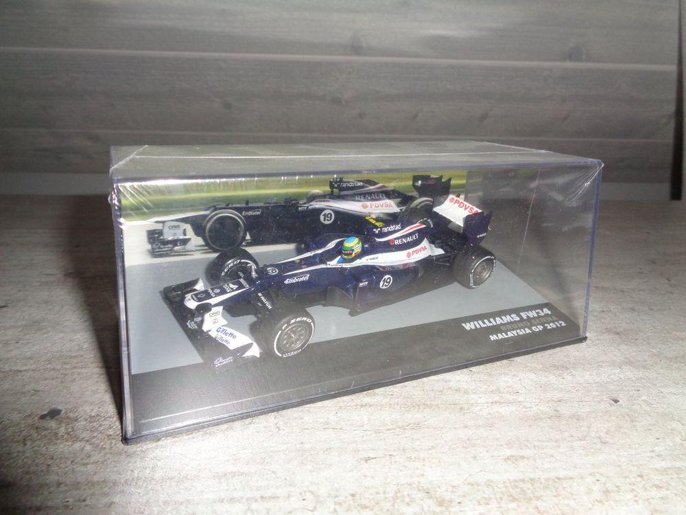 Altaya OPO 10 – Williams Renault FW34 – GP Malaysia 2012 – Bruno Senna – Échelle 1/43, Miniature De Collection