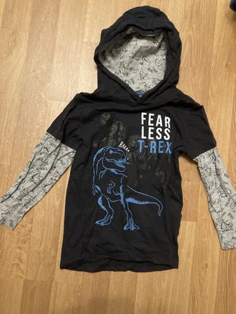 Kinder Dino Langarmshirt Gr. 116