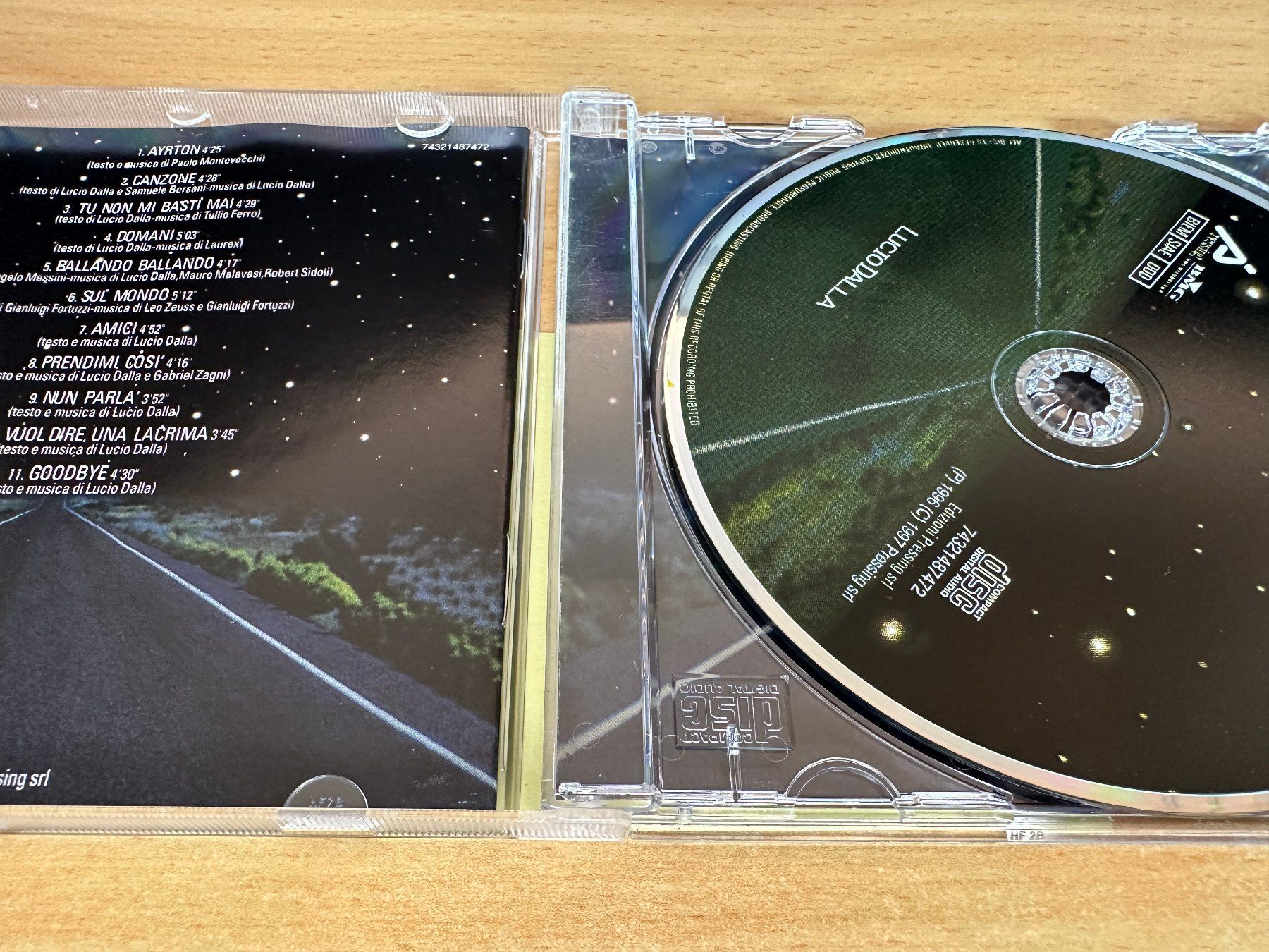 CD: Lucio Dalla – Canzoni – Usato da Rikon im Tösstal venduto da Alpenmutz 2