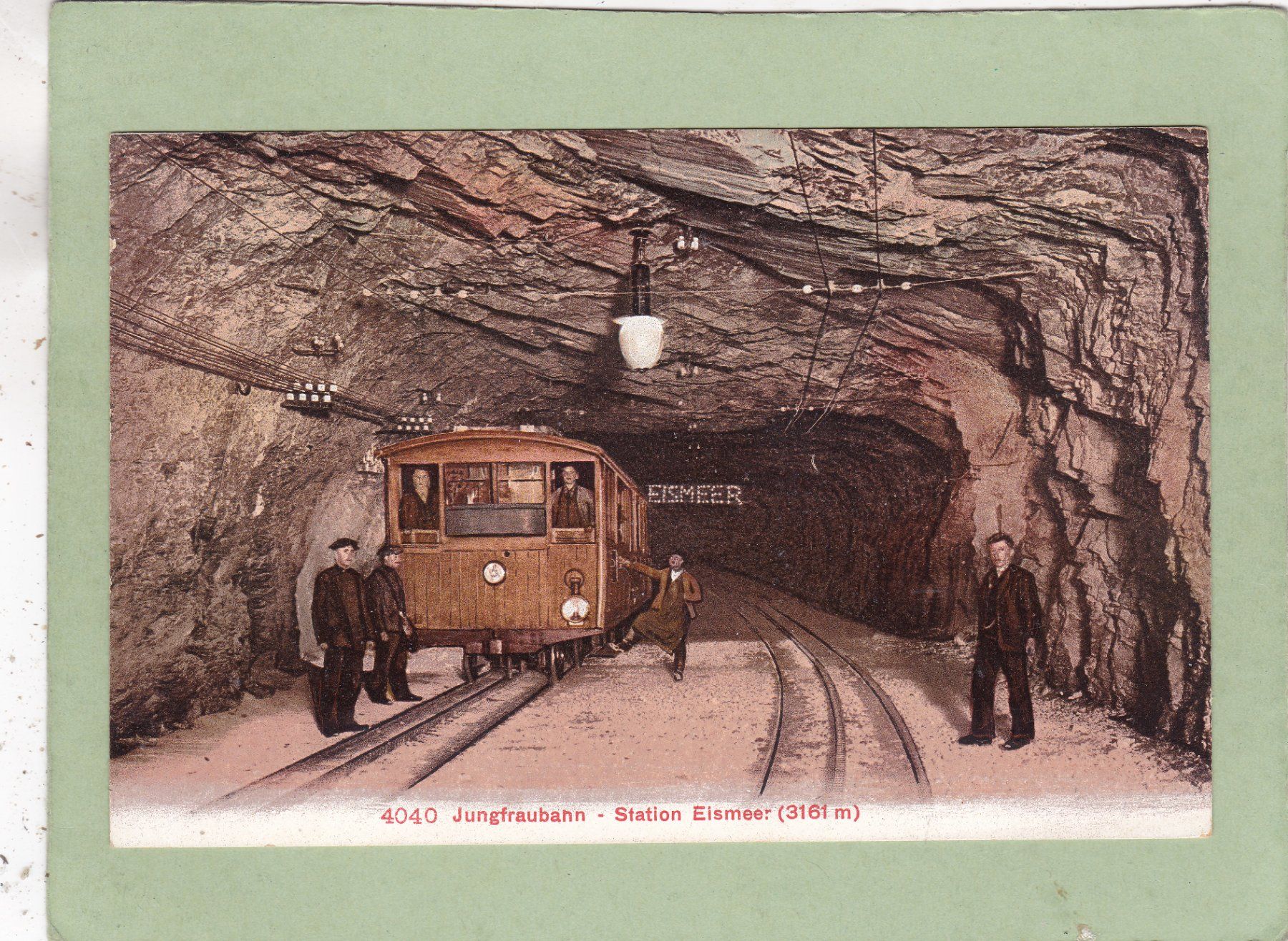 Ansichtskarten: Jungfraubahn Station Eismeer – Gebraucht aus Herisau von Lisegrat2008