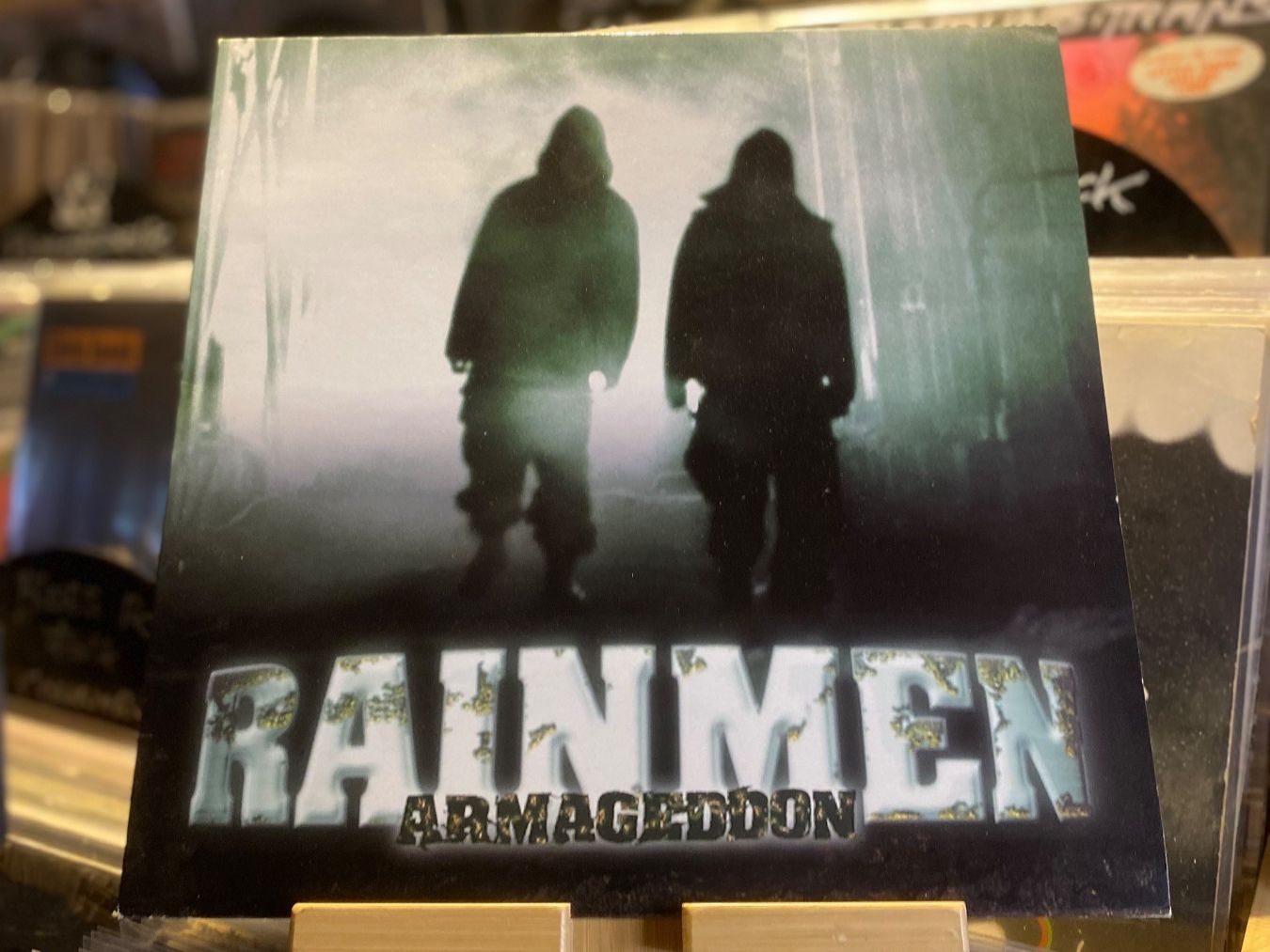 Vinyles: RAINMEN  - ARMAGEDDON...OG FR 1999 VG++/VG DLP – D'occasion à Gals par Diskopatshop