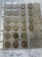 1 DM Münzen, 22 Stück, div. Jahrgänge ab 1950