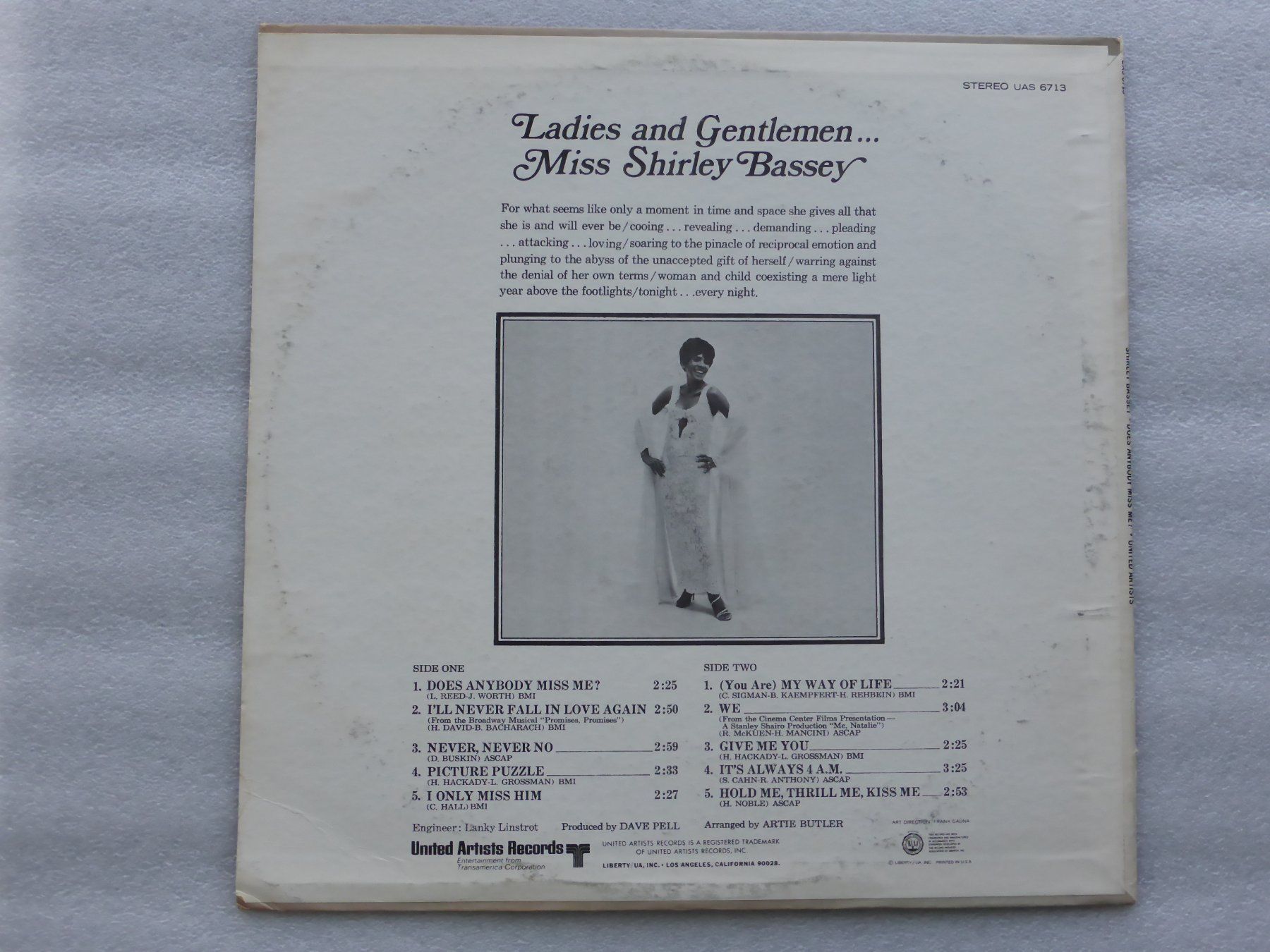 Dischi in vinile: VINYL  LP SHIRLEY BASSEY – Usato da Küssnacht am Rigi venduto da Sunnestrahl 3