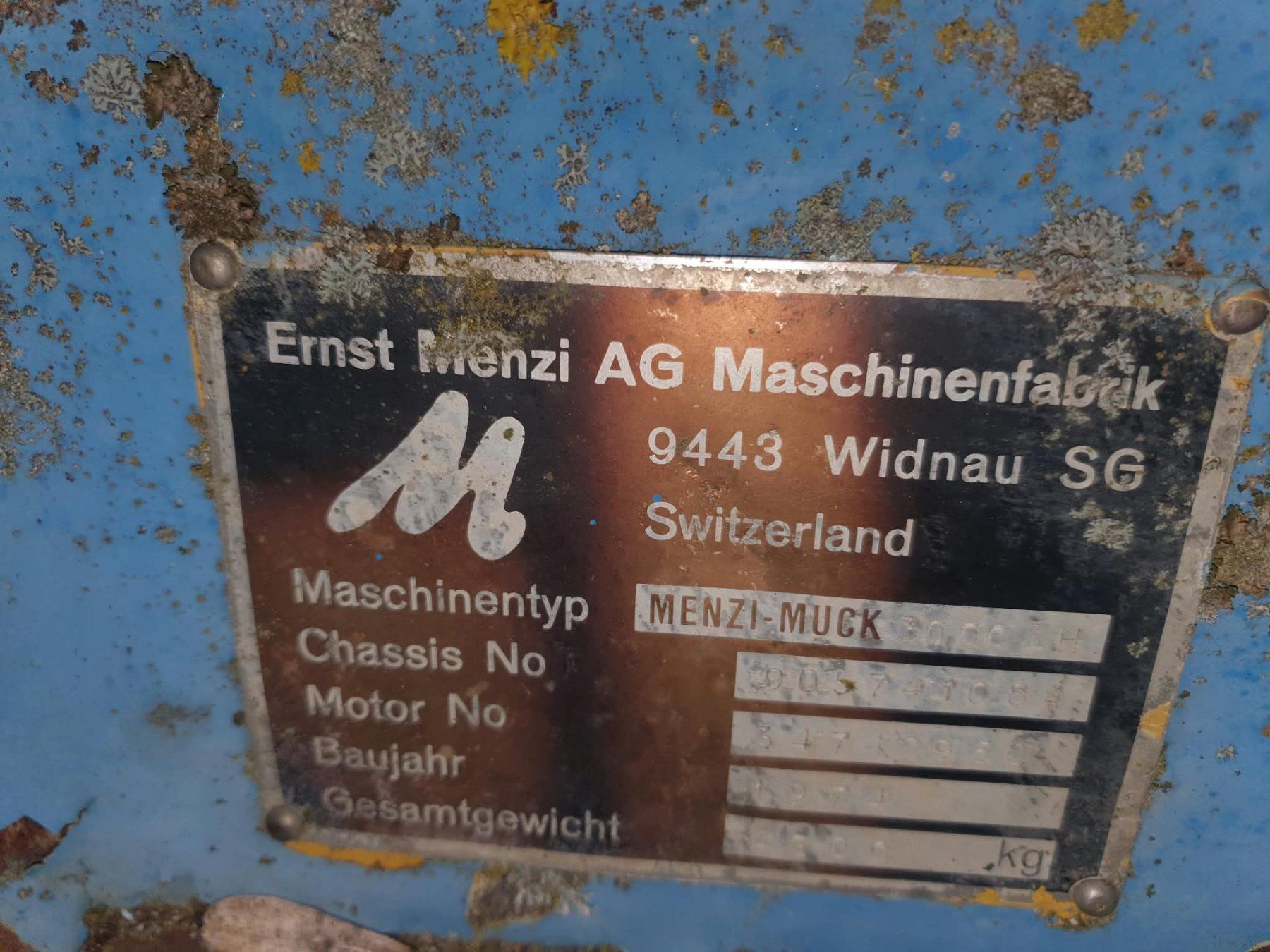 Menzi Muck Excavateurs: Menzi Muck 3000EH – Défectueux à Conters par Fer_k9f6 2