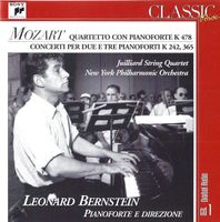 Leonard Bernstein MOZART Juilliard Quartet Klassik CD