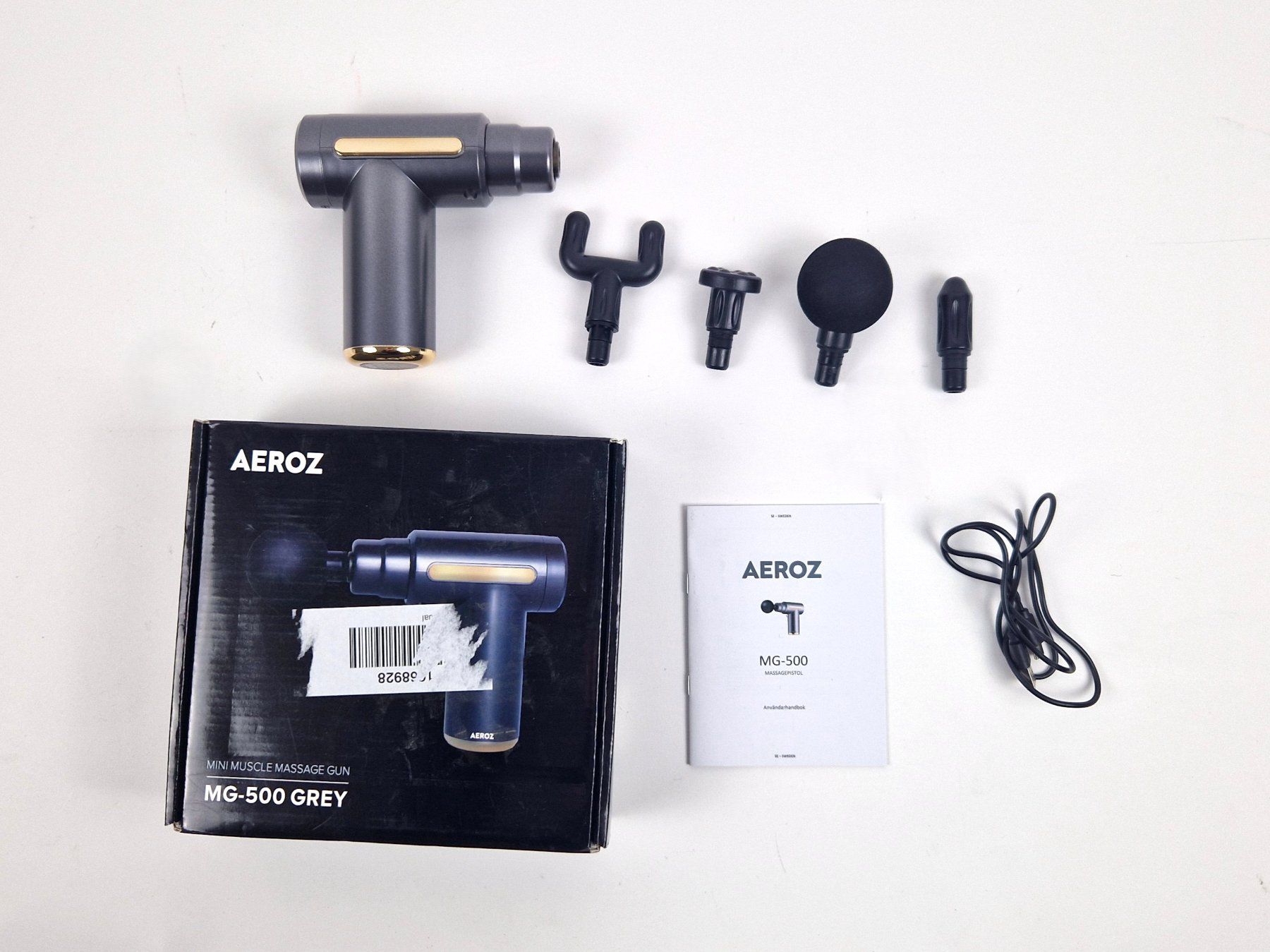 Dispositivi per massaggi: Aeroz MG-500 Massage Gun – Nuovo (secondo la descrizione) da Basel venduto da Restwert_Basel 2