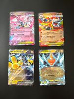 Pokemon 4x EX Karten Englisch NM