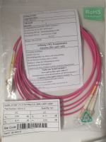 LWL-Patchkabel Multimode LC – LC, LC-LC OM4, Duplex, 3 m 3m