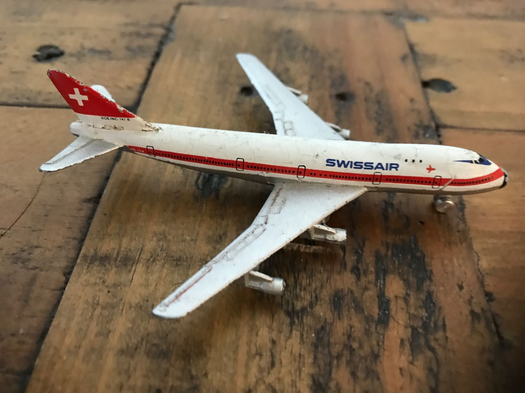 Swissair Modellbausätze & Standmodelle: Swissair Modellflugzeug Boeing 747 – Gebraucht aus Rapperswil SG von cosiba01 1