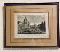 Gravure XVIIIe, Piazza Navona