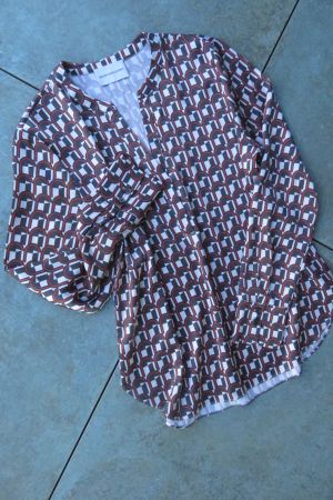 Designerbluse HERZEN'S ANGELEGENHEIT Seidenstretch Grösse S