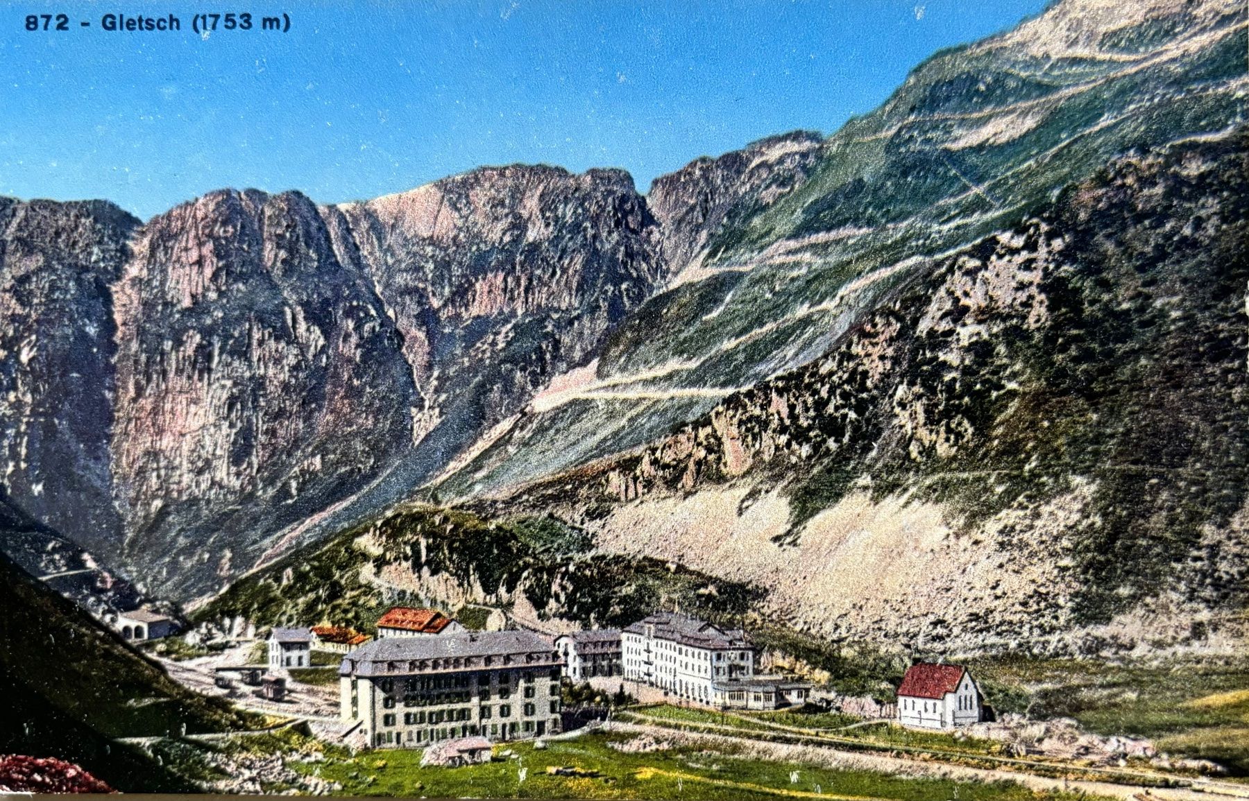 Ansichtskarten: Gletsch, Wallis – Gebraucht aus Frauenfeld von Merk52
