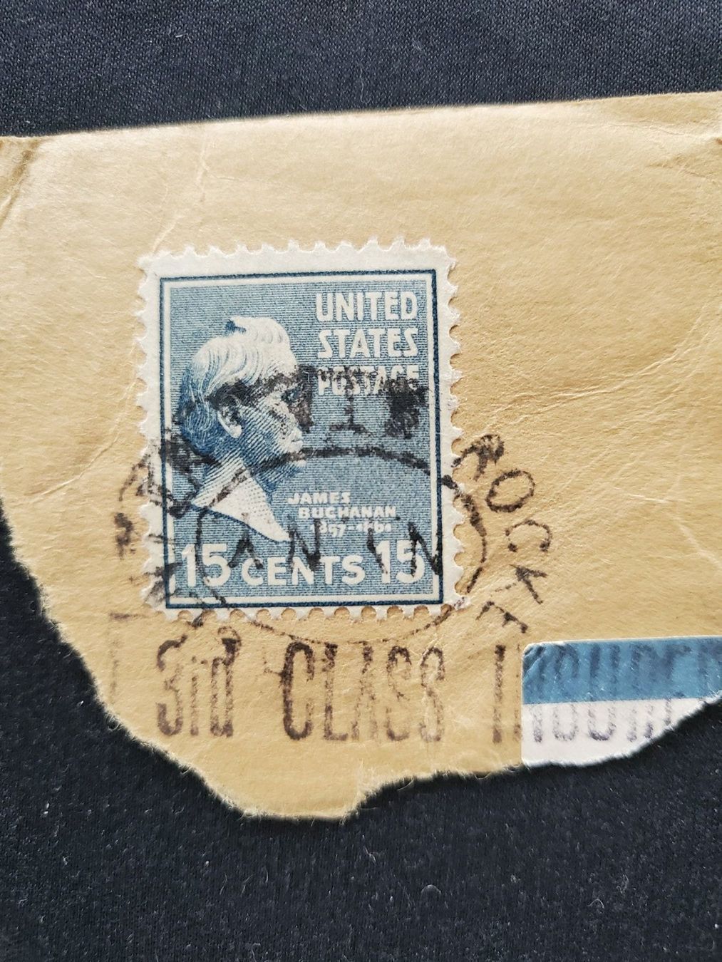 Tutti i francobolli: Briefmarke US stamp 15 Cent James Buchanan 1938 – Usato da Unterägeri venduto da ani_pn8n