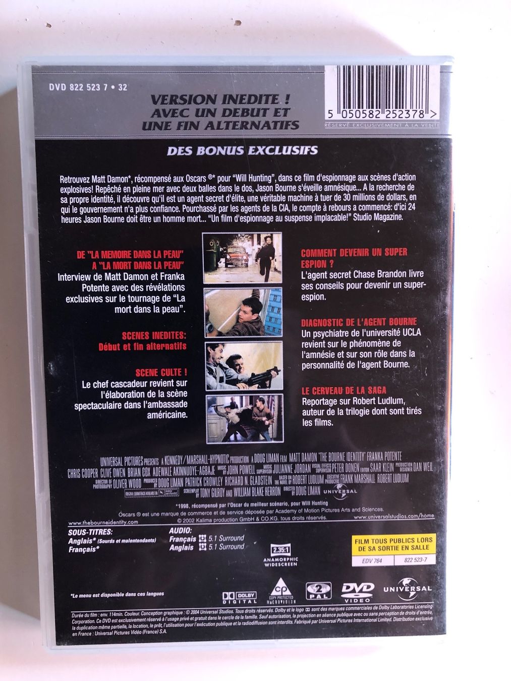 Alle DVDs: LA MÉMOIRE DANS LA PEAU – Gebraucht aus St-Cierges von Crisi53 1