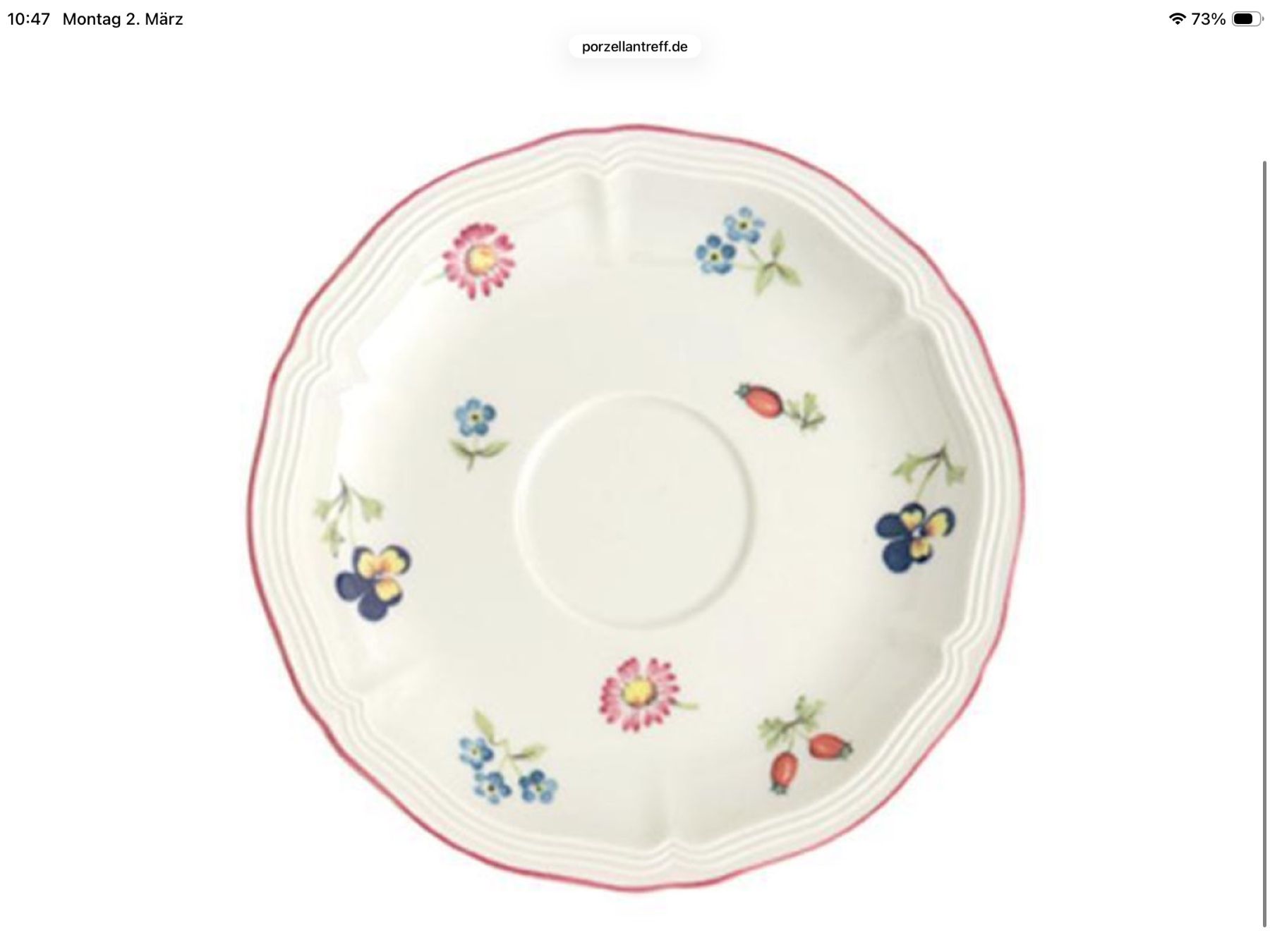 Villeroy & Boch Tazze: Villeroy&Boch Petit Fleur Kaffee Tasse mit Untertasse – Nuovo (secondo la descrizione) da Dietschwil venduto da mar_89dl 1