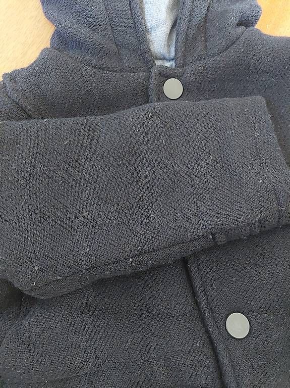 Zara Jacken & Mäntel: Wollmantel mit Kapuze navy 104 – Gebraucht aus Zürich von Taxista 4