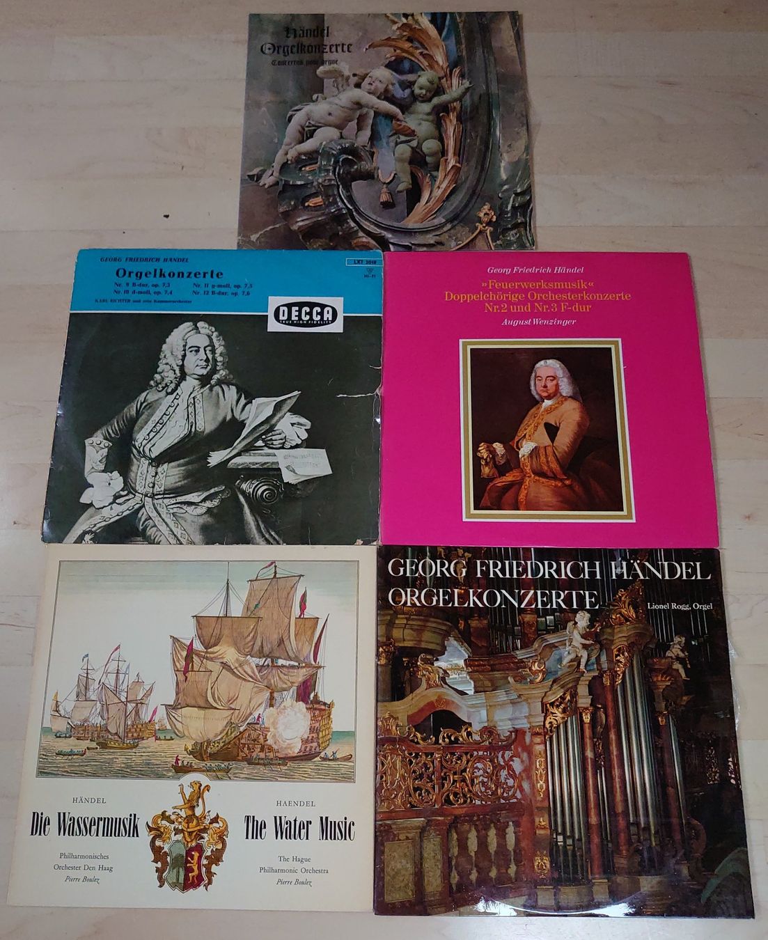 Dischi in vinile: Georg Friedrich Händel - 5 LP's – Usato da Wildegg venduto da Sunburg