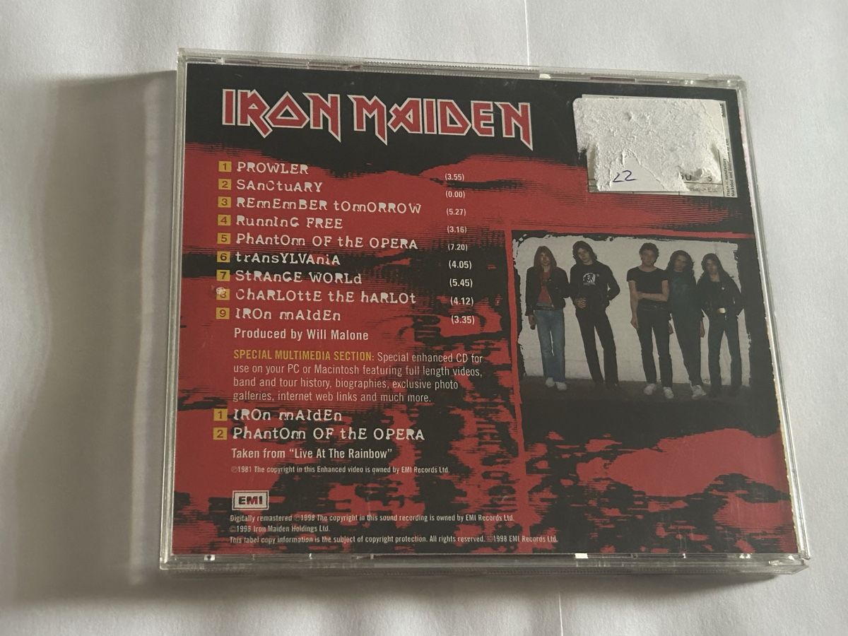 CDs: Iron Maiden. CD. Prowler – D'occasion à Faulensee par Mizuno06 2