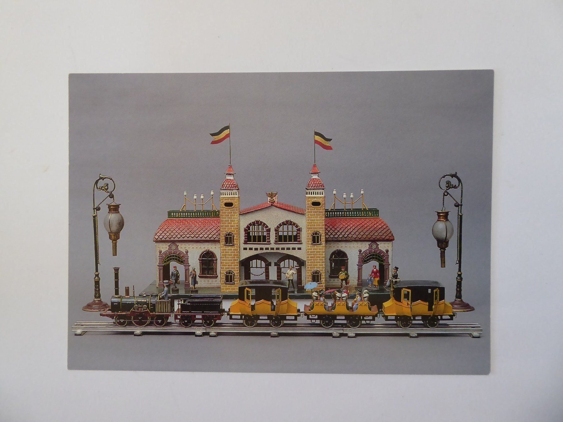 Ansichtskarten: A6 Postkarte Bahnhof Bing, Märklin Adler – Neu (gemäss Beschreibung) aus Turbenthal von Panau