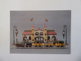 A6 Postkarte Bahnhof Bing, Märklin Adler