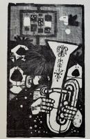 Werner Hofmann (1935-2005) - Orig. Holzschnitt, 1969