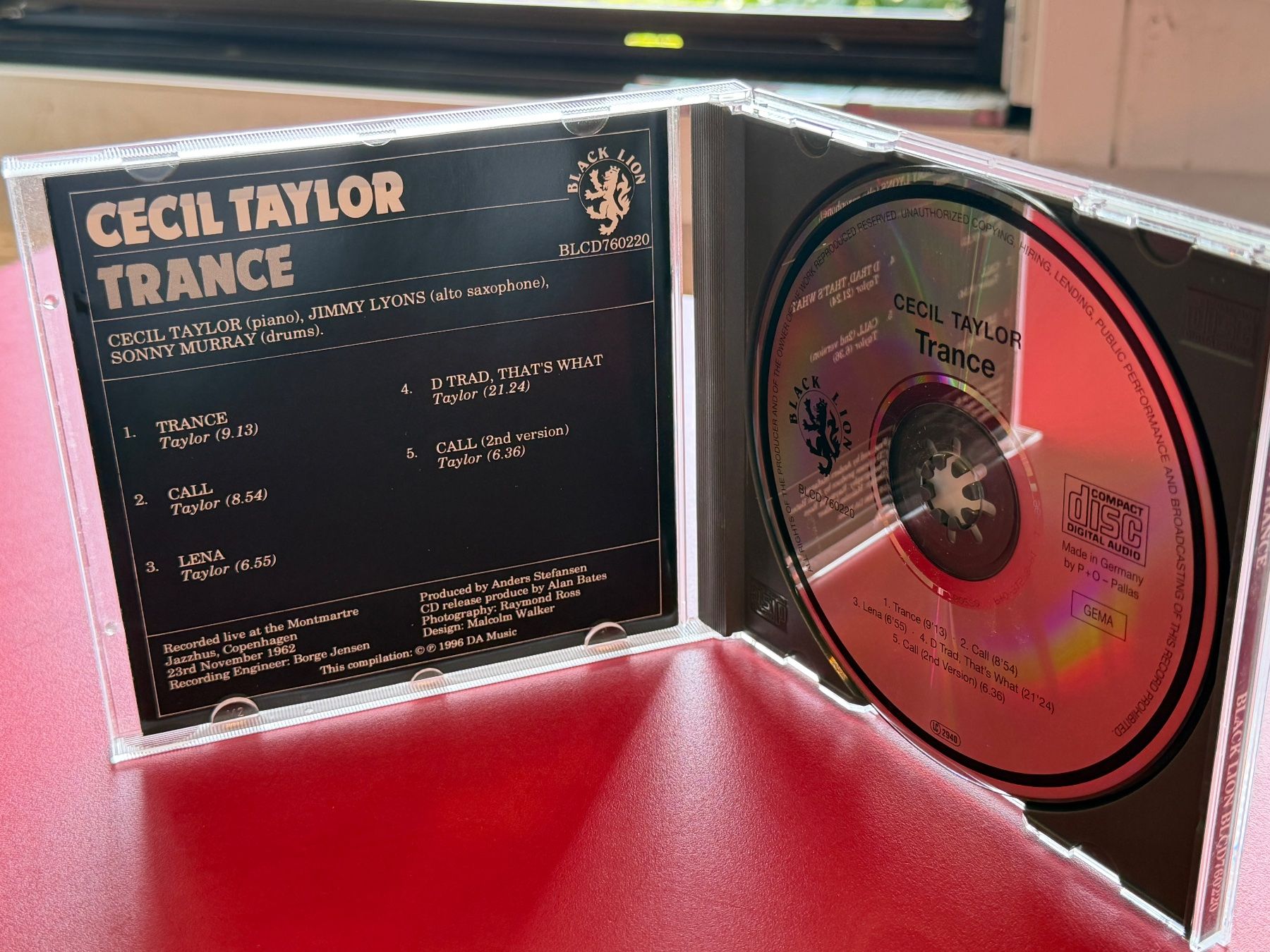 CDs: Cecil Taylor - Trance - KA02A – D'occasion à Küsnacht ZH par JazzRecords 2