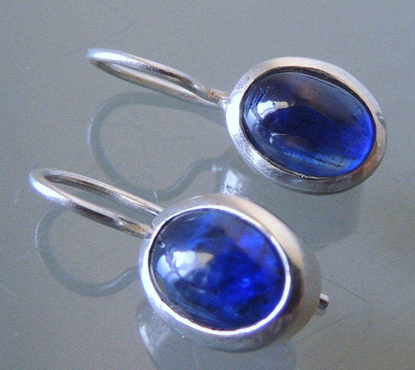 Orecchini pendenti & Orecchini a lobo: Kyanit Silber 925 Ohrringe 20 mm – Usato da Waldenburg venduto da schaller707 5