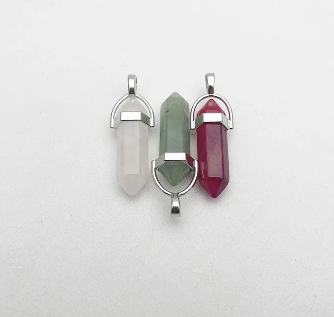 Ciondoli: Lot pendentifs .points crystal20 pieces . Melanger – Nuovo e nell'imballaggio originale da Vernier venduto da 19pigments 2