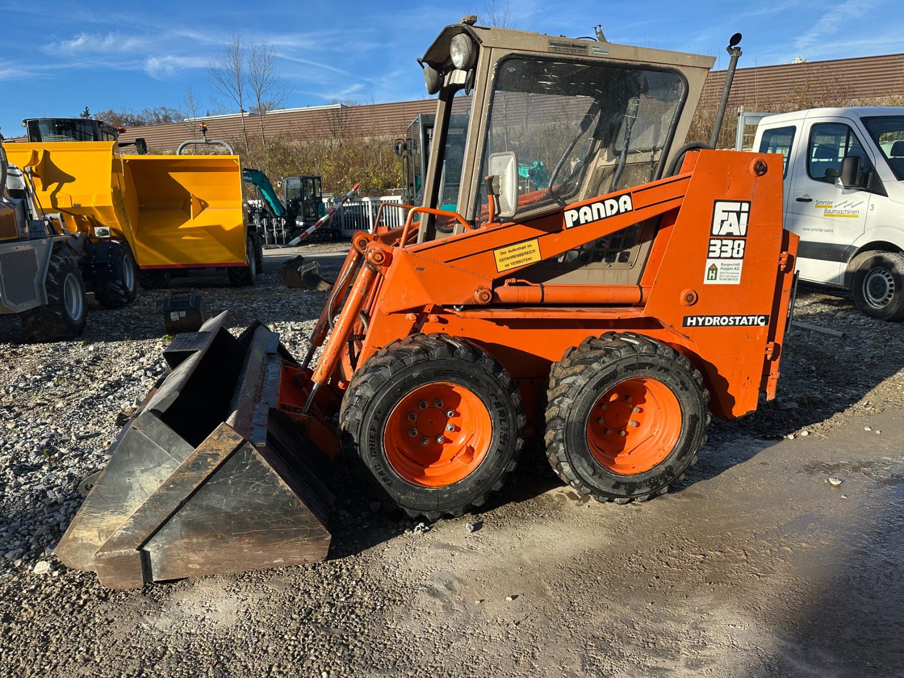 Caricatori: FAI Panda 330 "Bobcat", Kompaktlader, Skid Steer, Lader – Usato da Jona venduto da tsbm2