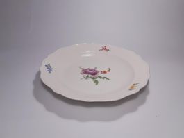 Grosser antiker Meissen Porzellan Teller / Platte 2. Wahl