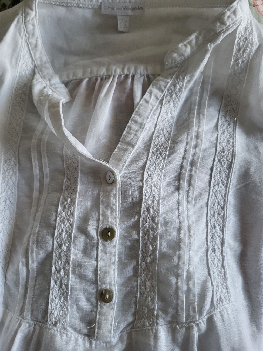 Blusen: Sommerliche Tunika/Bluse, weiss, Gr. 36 – Gebraucht aus Zürich von Mada45 1