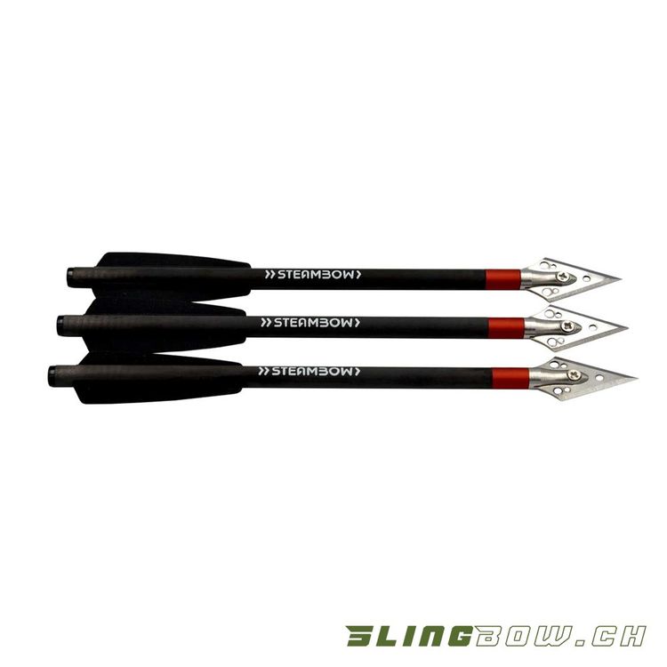 PMAM Armbrust Bolzen 6,3 Zoll - Stahlspitze Für 50-80lbs Armbruste