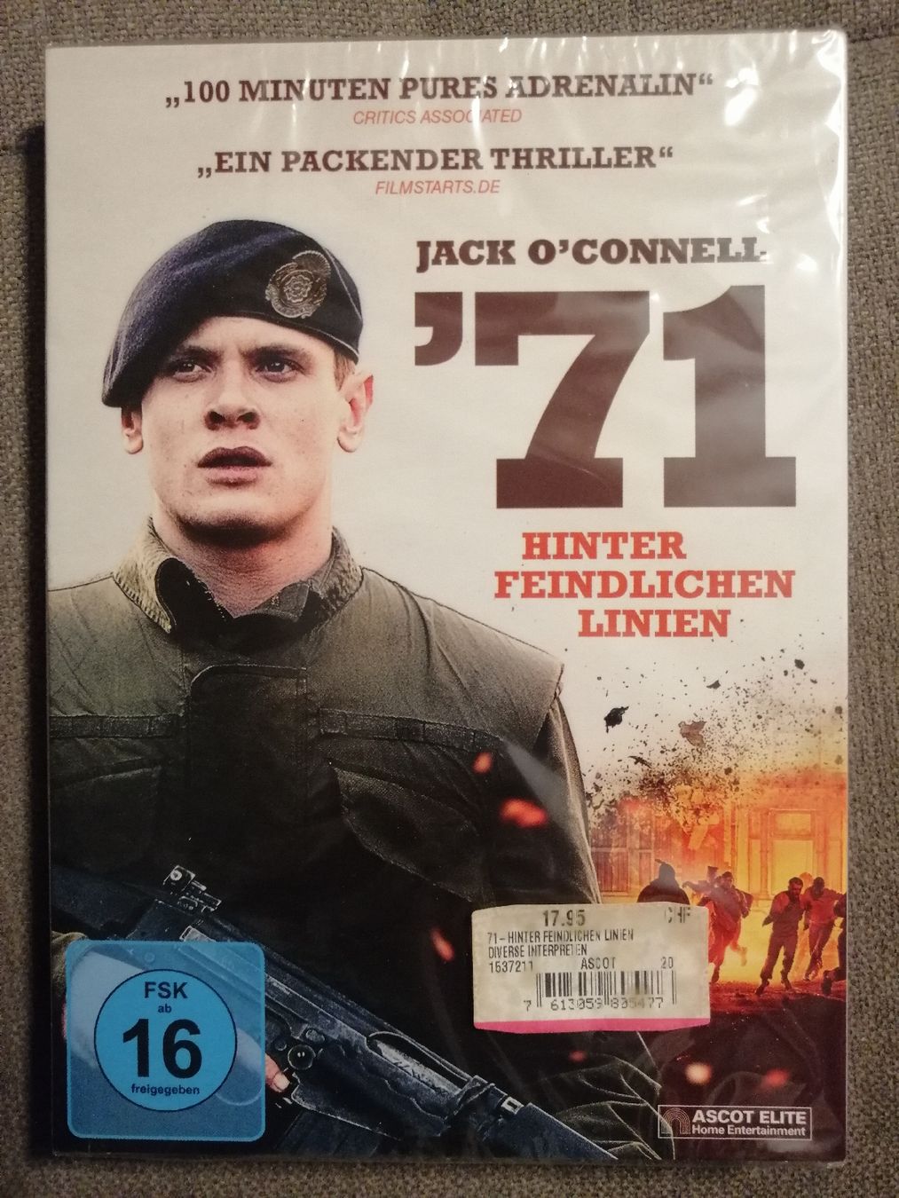 Tutti i DVDs: DVD '71 HINTER FEINDLICHEN LINIEN – Nuovo e nell'imballaggio originale da Schötz venduto da pemali