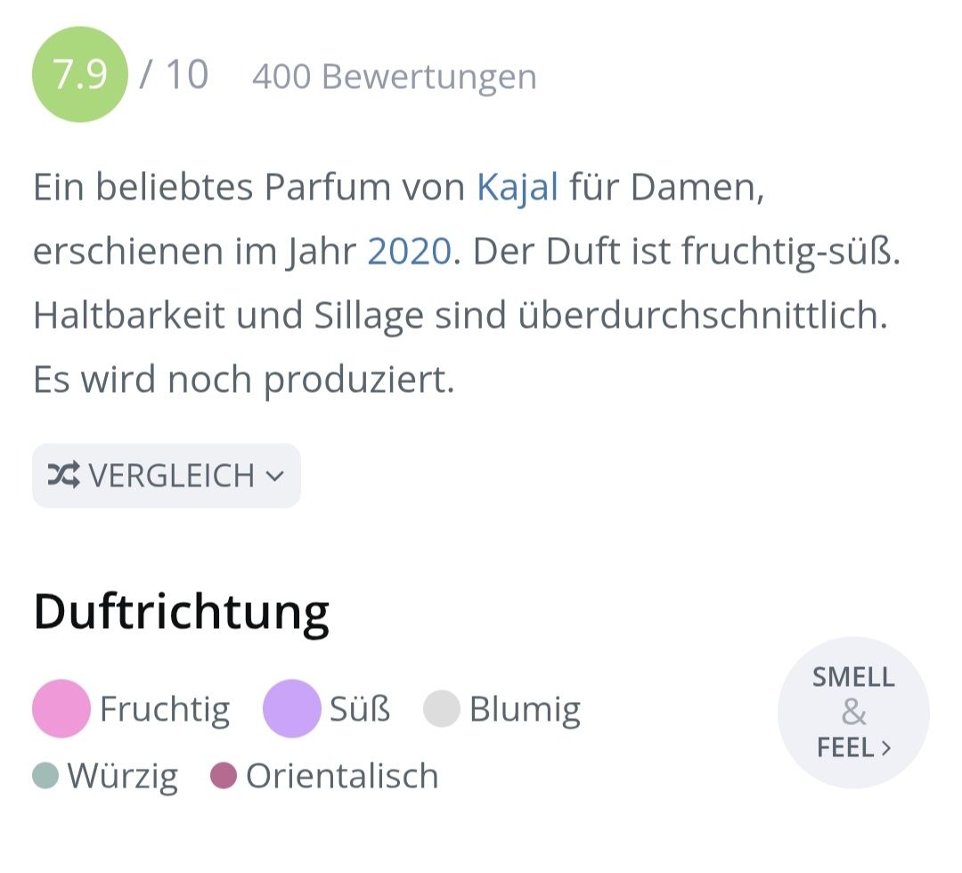 Profumi & Eau de Toilette: 2 ml LAMAR KAJAL ABFÜLLUNG – Nuovo (secondo la descrizione) da St. Gallen venduto da CaliSunshine 3