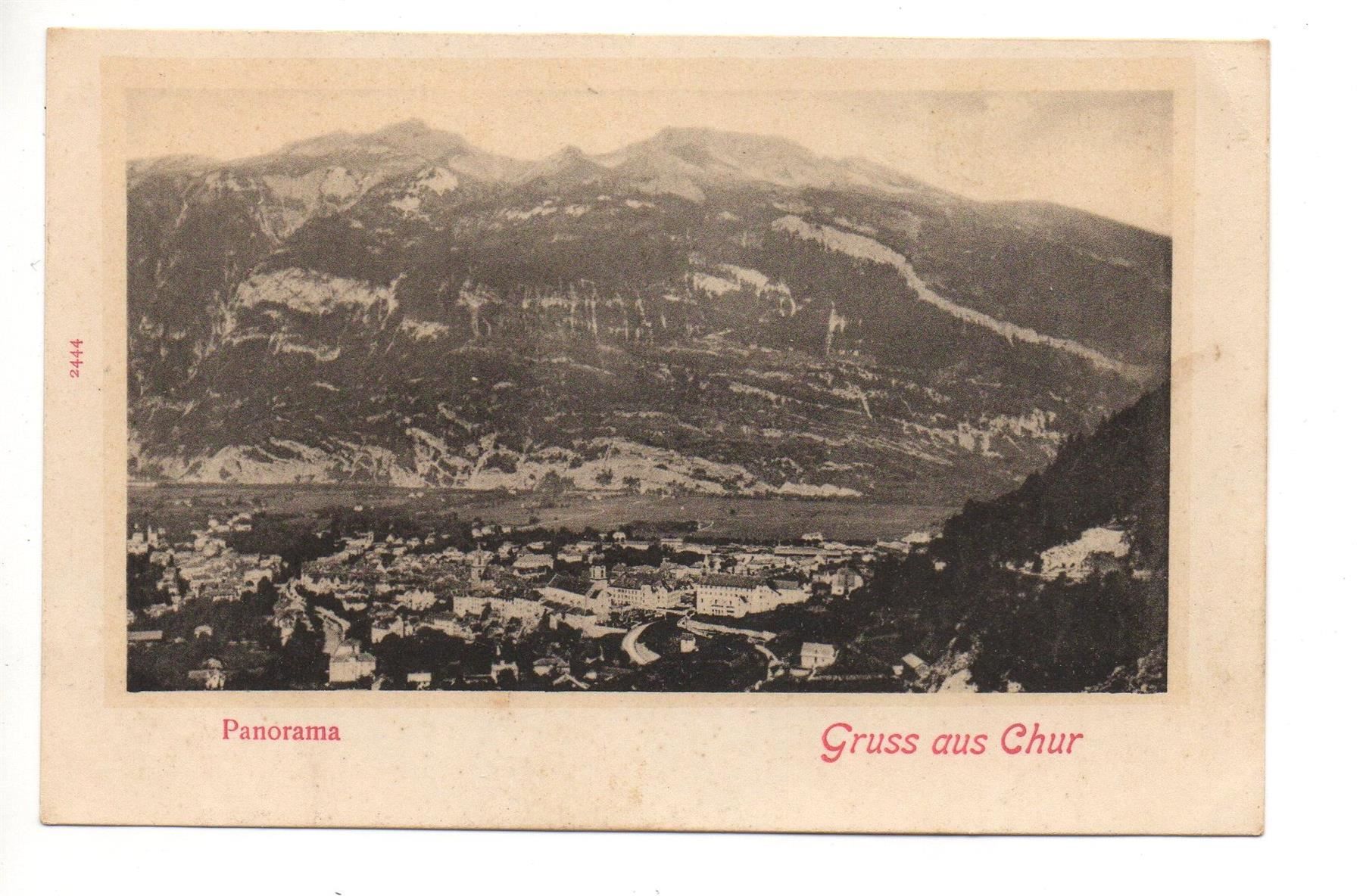Cartoline postali: Gruss aus CHUR Panorama – Nuovo (secondo la descrizione) da Jona venduto da philajona