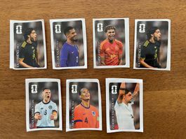 7 ( von 12 ) Coca Cola Panini WM 2026 Sticker Kleber Bilder