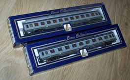 Lima 9505+9506 2 x FS 1:87 Tipo Z Schnellzug-PW 1.+2.cl. neu