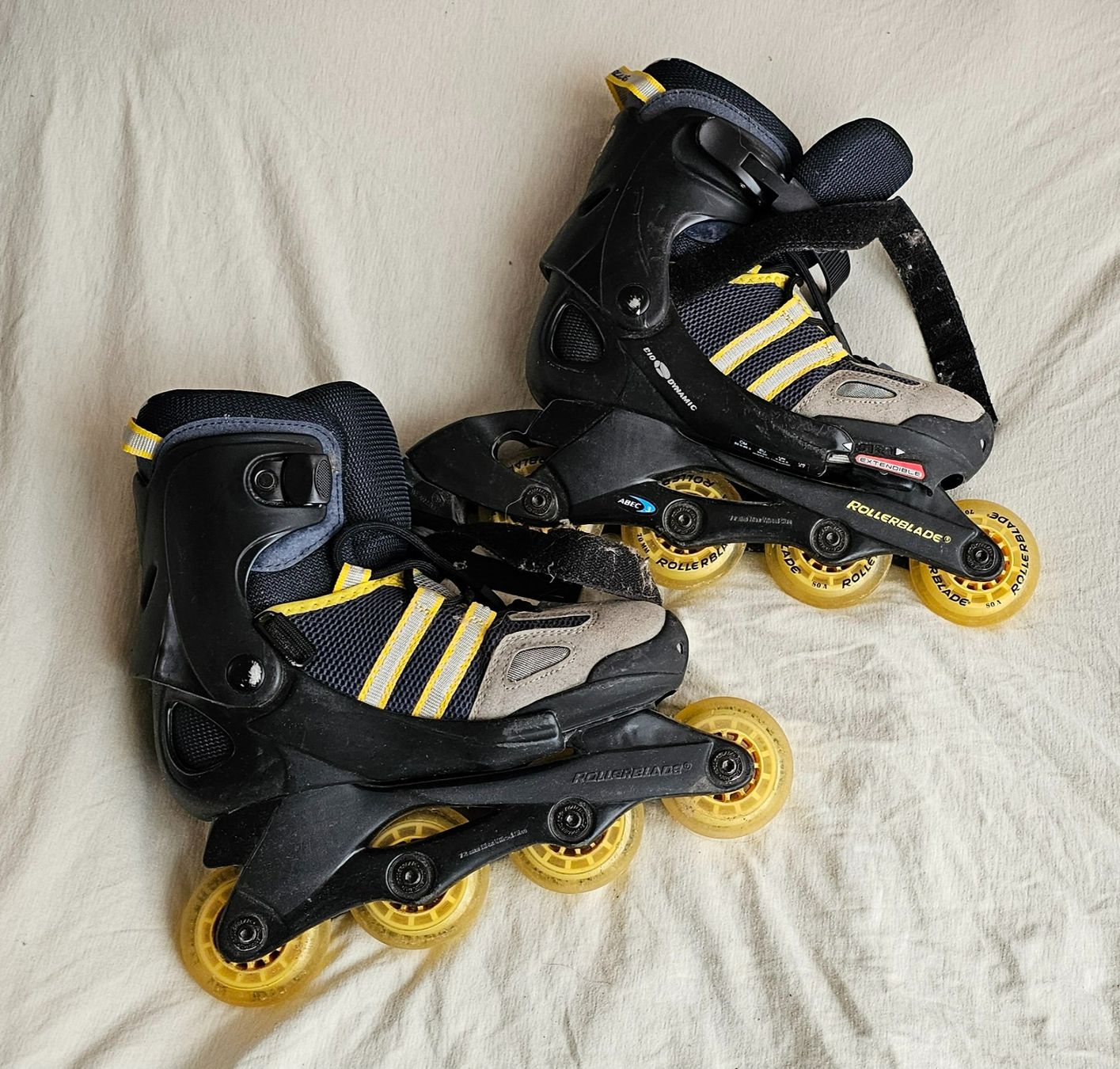 Pattini in linea & Pattini a rotelle: Rollerblades gelb – Usato da Gossau ZH venduto da Besal