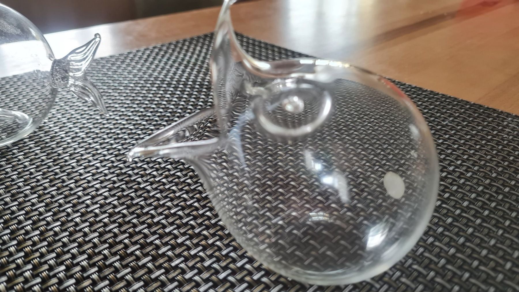 Gläser: Nussspender Glas -Hüttli Riehen – Gebraucht aus Münsingen von Cuci31 2