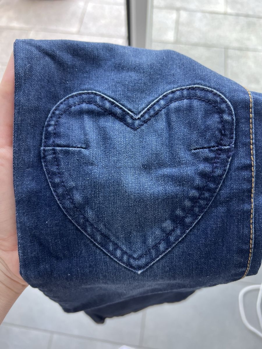 Pantaloni: Jeans mit Herzmotiv Stretch – Nuovo e nell'imballaggio originale da Goldau venduto da mar_spt6 1