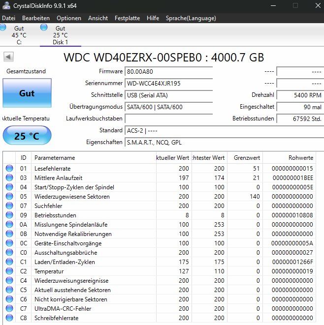 Western Digital Dischi rigidi: WD HDD 4TB – Usato da Willisau venduto da aronet 2
